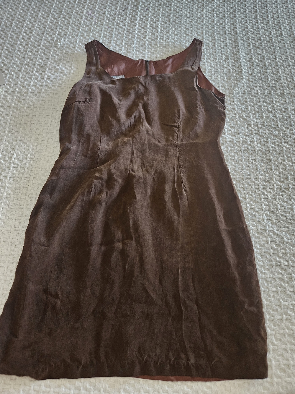 The Rabbit Design Sleek Brown  Sheath Dress